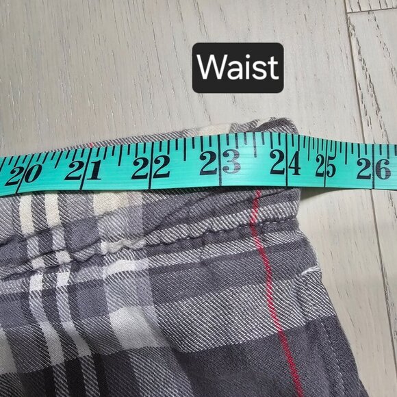 Men's Grey Plaid Pajama Pants, XXL, Drawstring, Old Navy - Picture 4 of 11